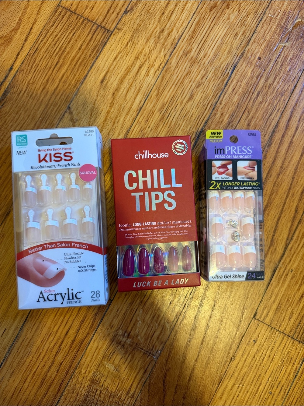 Bundle of Fake Nail Sets - KISS Chillhouse and impress